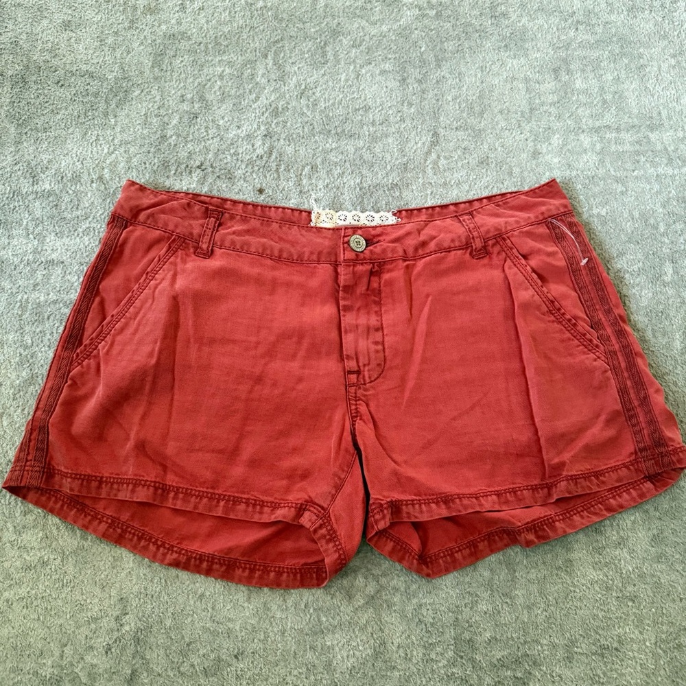 Altar'd State Red Cargo Shorts